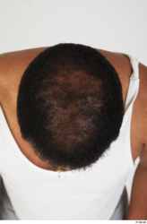 Head Hair Man Black Casual Chubby Street photo references